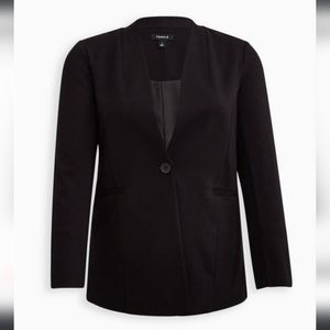 Torrid 2 blazer plus size long blazer ponte